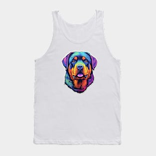 Canine Charm - Rottweiler Dog Design Tank Top